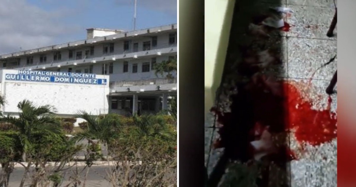 Sala de hospital de Las Tunas llena de sangre "No hay ni colcha con