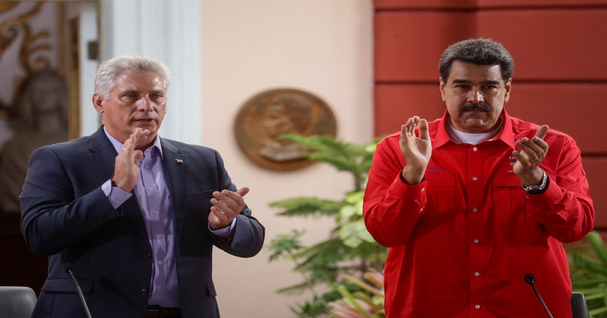 Régimen cubano organiza marcha en La Habana para apoyar a Maduro