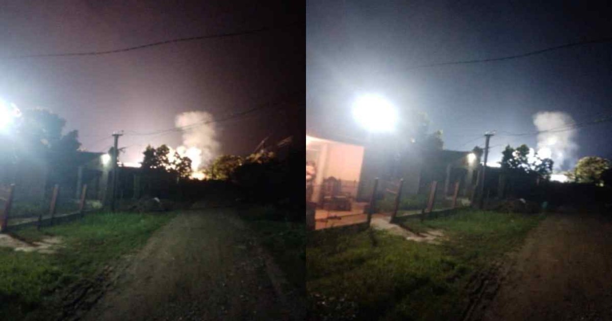 Choque de camión contra poste eléctrico provoca apagón en Ranchuelo